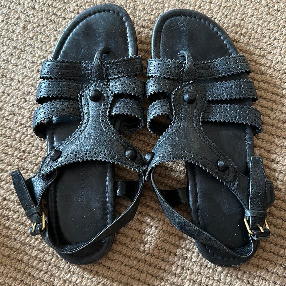 Balenciaga Arena Gladiator Sandal Black size 37